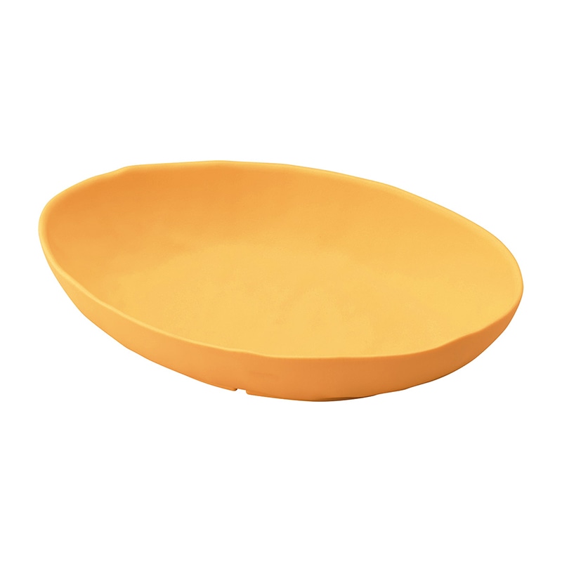 マイン 耐熱オーバル皿 マスタード M11-678 1枚（ご注文単位5枚）【直送品】