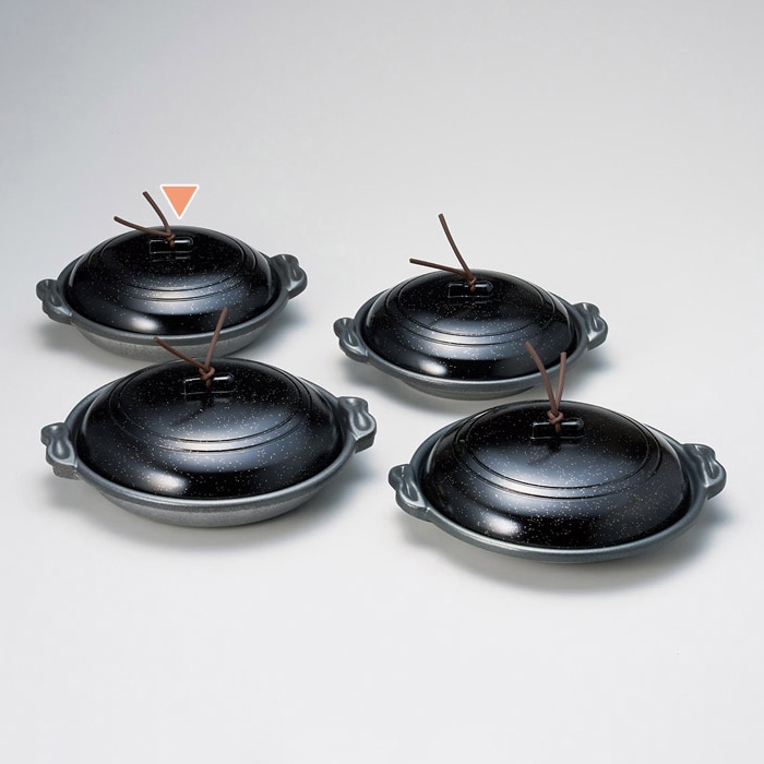 マイン 庵陶板 深皿 金ちらし φ16 M11-731 1個(ご注文単位1個)【直送品】