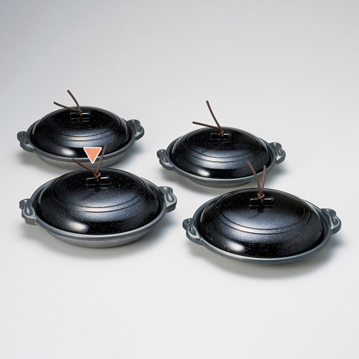 マイン 庵陶板 深皿 金ちらし φ18 M11-733 1個(ご注文単位1個)【直送品】