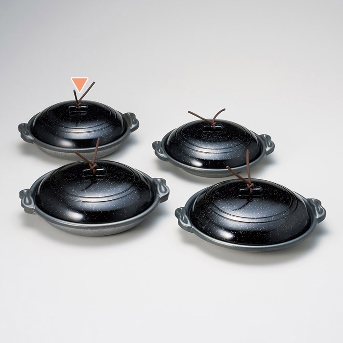 マイン 庵陶板 深皿 銀ちらし φ16 M11-735 1個(ご注文単位1個)【直送品】