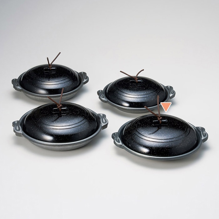 マイン 庵陶板 浅皿 銀ちらし φ18 M11-736 1個(ご注文単位1個)【直送品】