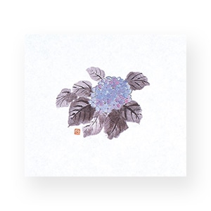 マイン 敷紙 鮮度保持紙 大 あじさい 100枚入 M30-093 1束（ご注文単位1束）【直送品】