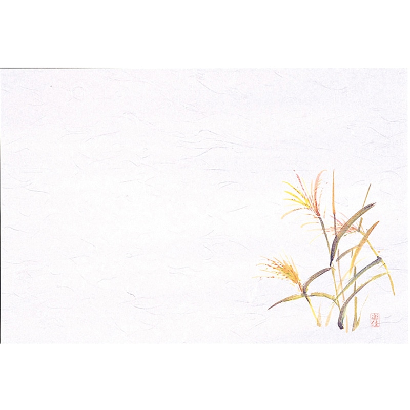 マイン 敷紙 四季紙 千寿 すすき M30-214 1束(ご注文単位1束)【直送品】