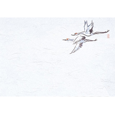 マイン 敷紙 四季紙 千寿 鶴 M30-217 1束(ご注文単位1束)【直送品】