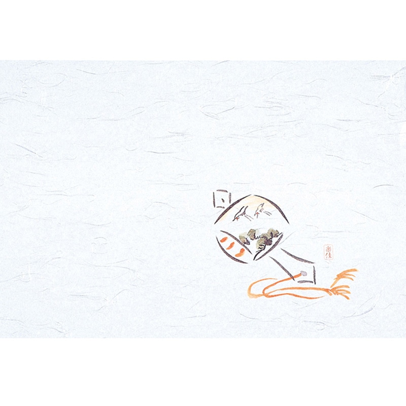 マイン 敷紙　四季紙　千寿 小槌 M30-254 1束（ご注文単位1束）【直送品】