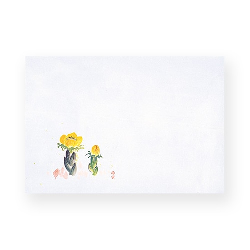 マイン 敷紙 四季紙 富久寿 尺5 福寿草 100枚入 M30-313 1束(ご注文単位1束)【直送品】