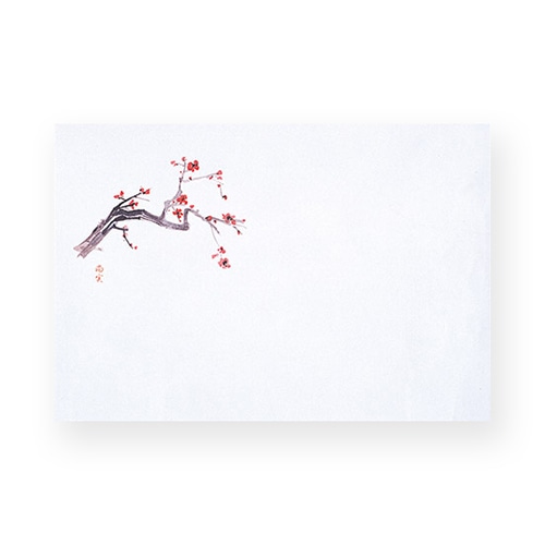 マイン 敷紙 四季紙 富久寿 尺5 梅 100枚入 M30-314 1束(ご注文単位1束)【直送品】