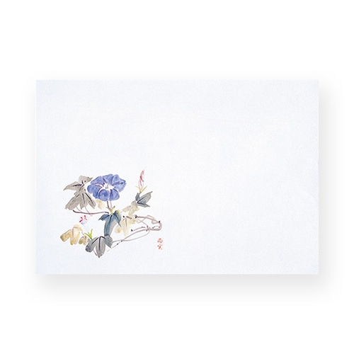 マイン 敷紙 四季紙 富久寿 尺5 朝顔 100枚入 M30-319 1束(ご注文単位1束)【直送品】