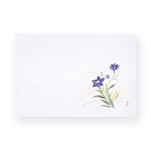 マイン 敷紙 四季紙 富久寿 尺5 ききょう 100枚入 M30-321 1束(ご注文単位1束)【直送品】