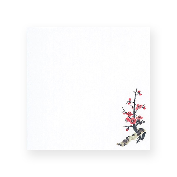 マイン 敷紙 耐油懐敷 15角 梅 100枚入 M30-391 1束（ご注文単位1束）【直送品】