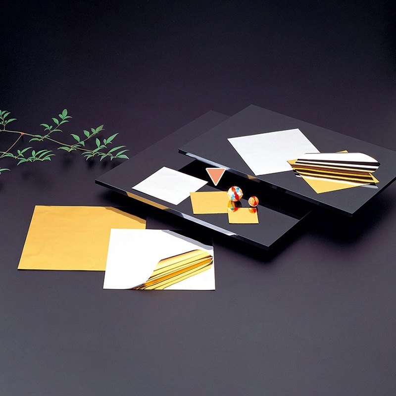 マイン 敷紙 懐敷金銀 9角 1000枚入 M30-435 1束(ご注文単位1束)【直送品】