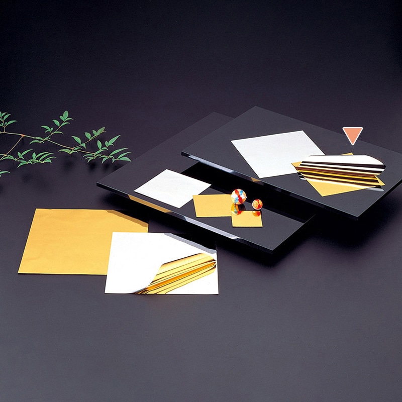 マイン 敷紙 懐敷金銀 15角 500枚入 M30-437 1束（ご注文単位1束）【直送品】