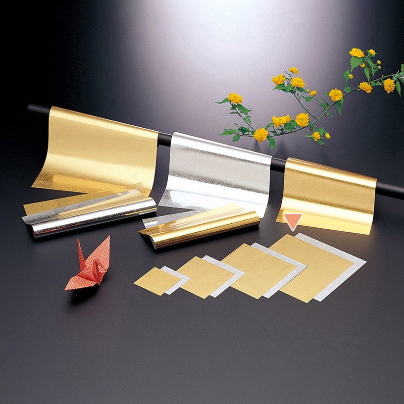 マイン 敷紙 懐敷金箔 15角 500枚入 M30-593 1束（ご注文単位1束）【直送品】