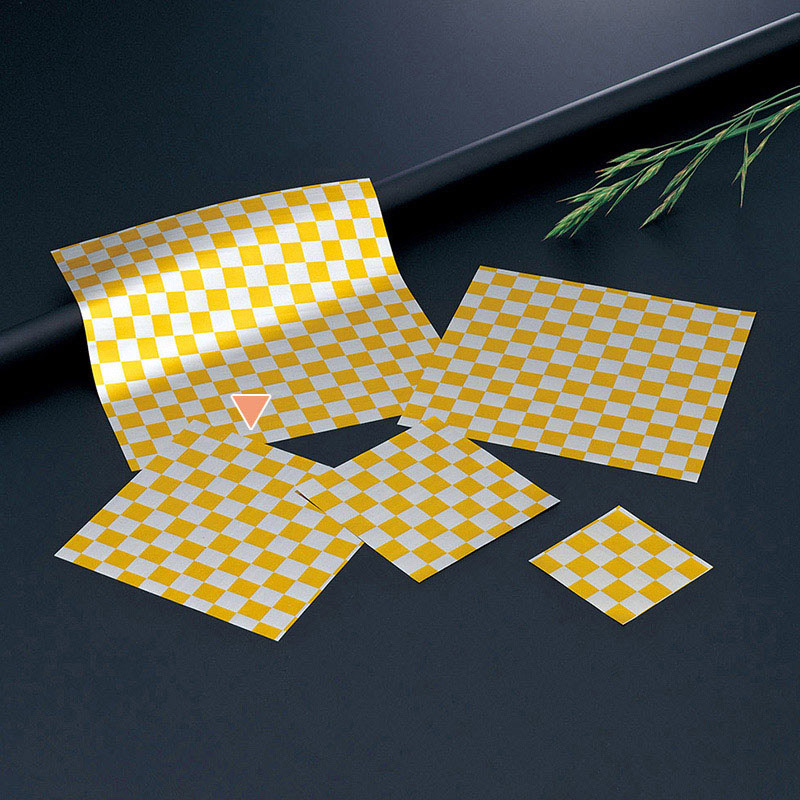 マイン 敷紙 懐敷金銀 市松 12角 500枚入 M30-662 1束（ご注文単位1束）【直送品】