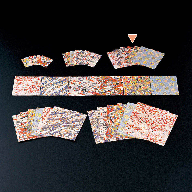 マイン 敷紙 千代紙セット 12角 1200枚入 M33-130 1束(ご注文単位1束)【直送品】