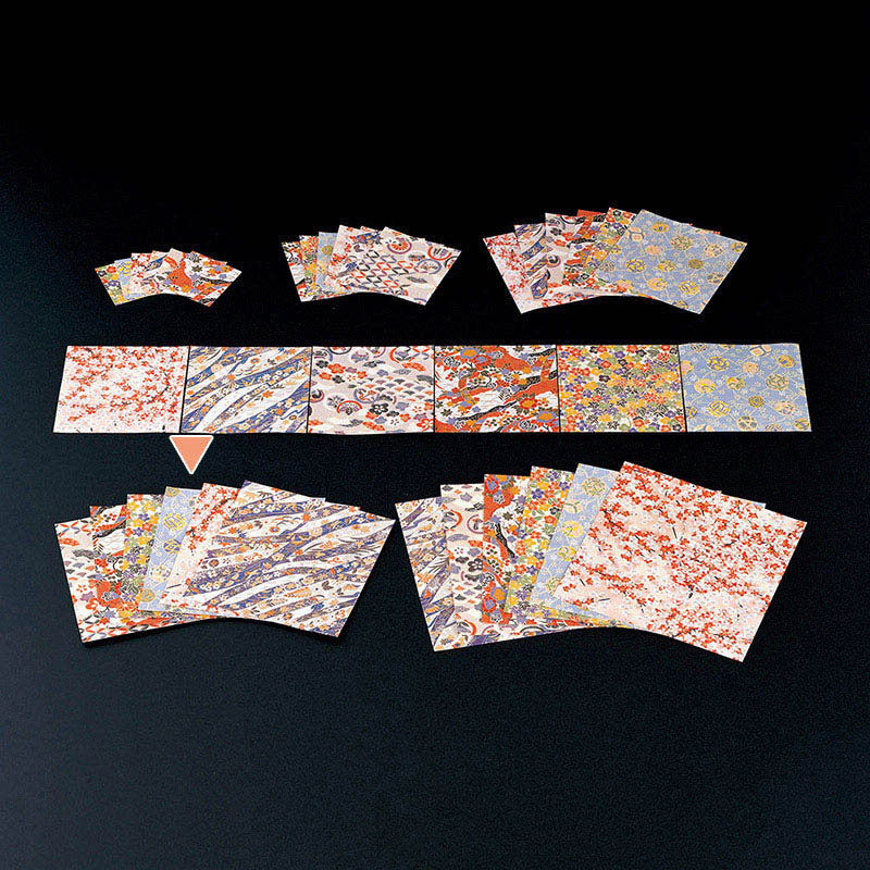 マイン 敷紙 千代紙セット 15角 1200枚入 M33-131 1束(ご注文単位1束)【直送品】