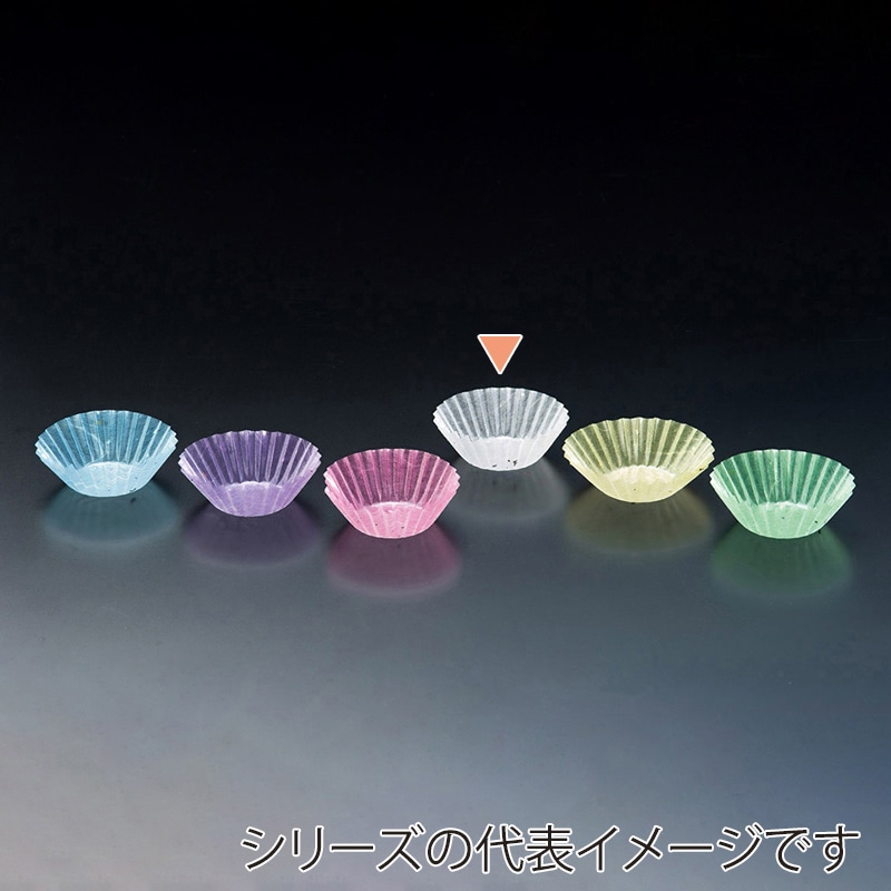 マイン フードケース グルメカップ 金箔紙 φ60 白 500枚入 M33-554 1束（ご注文単位1束）【直送品】