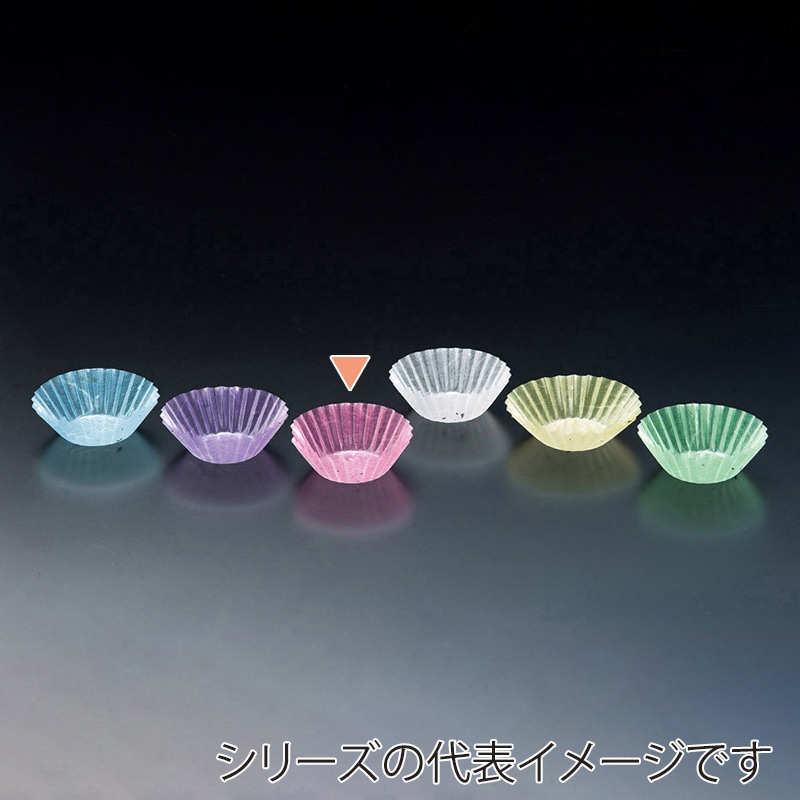 マイン フードケース グルメカップ 金箔紙 φ60 桃 500枚入 M33-557 1束（ご注文単位1束）【直送品】