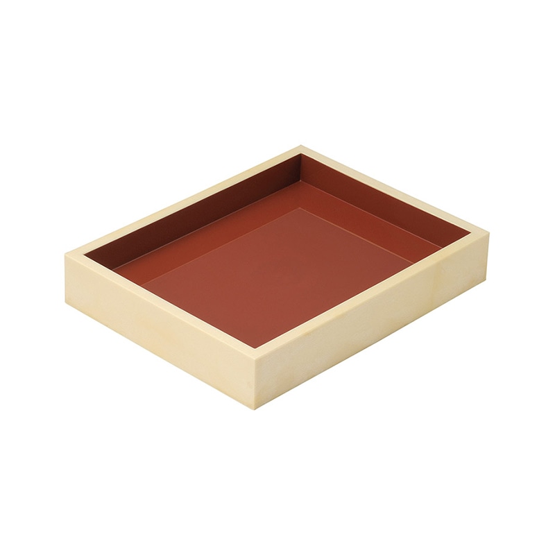 マイン 樹脂製デリカバット 両面内朱 小 M44-156 1個(ご注文単位1個)【直送品】