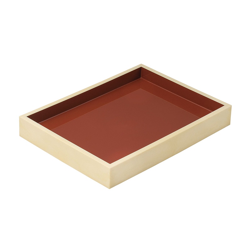 マイン 樹脂製デリカバット 両面内朱 大 M44-158 1個(ご注文単位1個)【直送品】