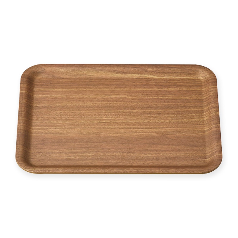 マイン ユニバーサルトレイ ノンスリップ 420×315 M44-393 濃木目 10枚/箱(ご注文単位1箱)【直送品】