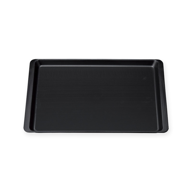 マイン 長角盆 ノンスリップ 330×231 M44-406 ブラック 10枚/箱(ご注文単位1箱)【直送品】