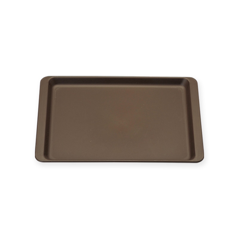 マイン 長角盆 ノンスリップ 300×210 M44-421 ブラウン 10枚/箱(ご注文単位1箱)【直送品】