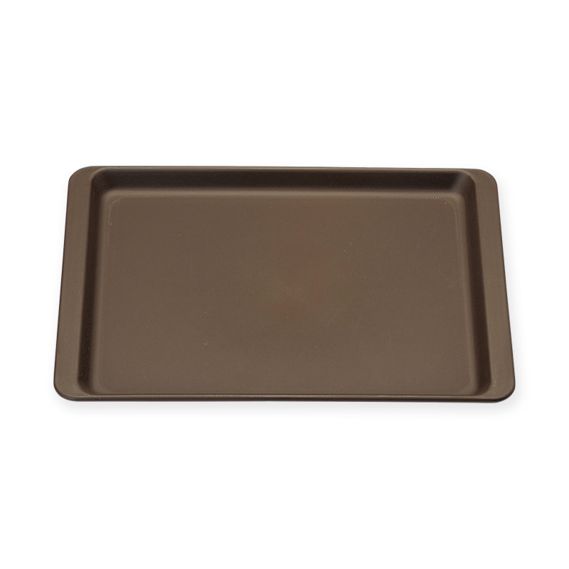 マイン 長角盆 ノンスリップ 360×252 M44-423 ブラウン 10枚/箱(ご注文単位1箱)【直送品】