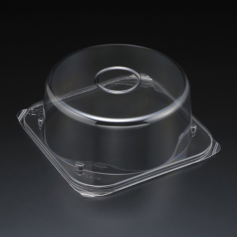 スミ 食品容器 エスコン 蓋 AP＿F140 透明 100個/袋（ご注文単位12袋）【直送品】