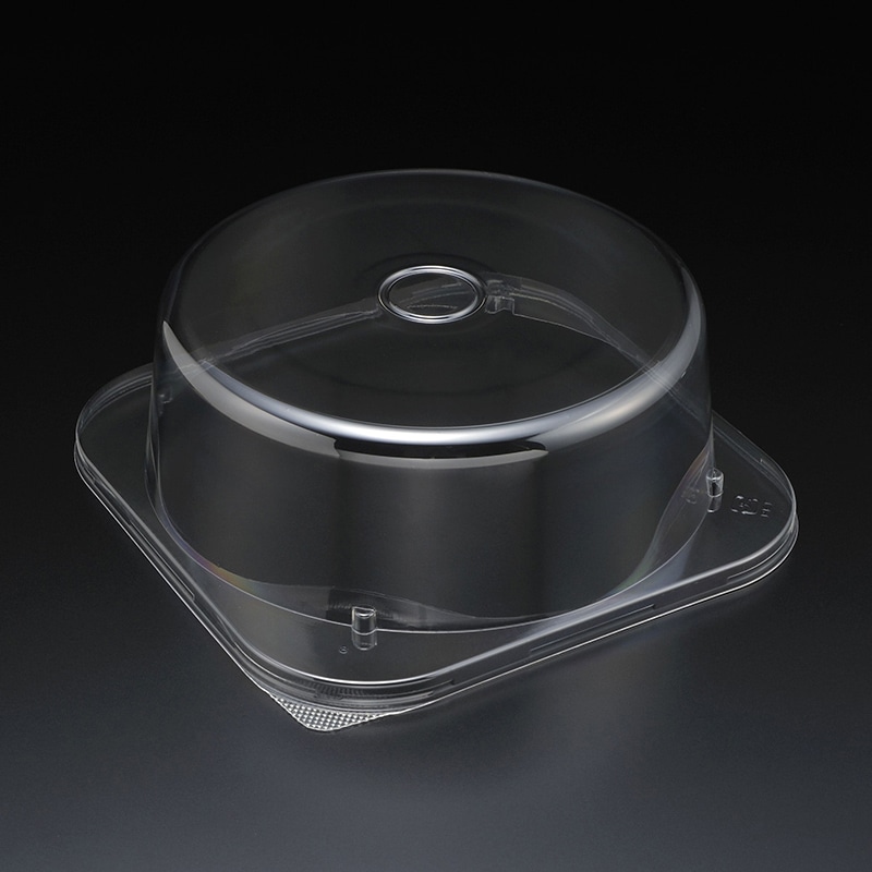 スミ 食品容器 エスコン 蓋 AP＿F220 透明 100個/袋（ご注文単位4袋）【直送品】