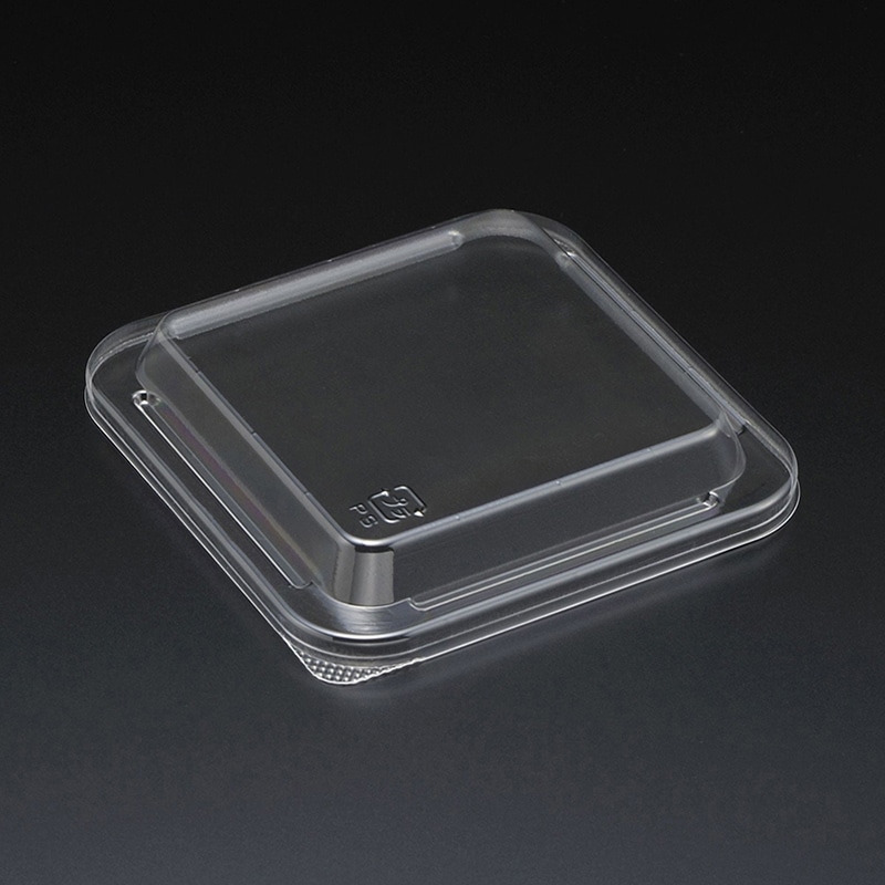 スミ 食品容器 エスコン 蓋 F角102 透明 100枚/袋（ご注文単位20袋）【直送品】
