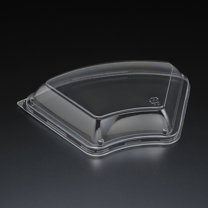 スミ 食品容器 エスコン F扇 透明 100個/袋（ご注文単位15袋）【直送品】