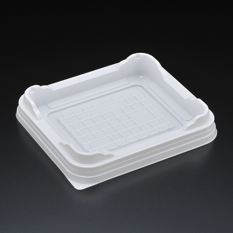 スミ 食品容器 エスコン 本体 LN-55 W 100個/袋（ご注文単位12袋）【直送品】