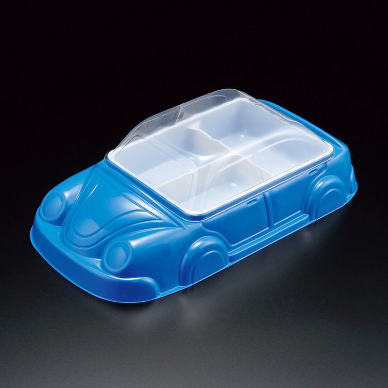 スミ 弁当容器 エスコン S-905セット ブルー 10個/袋（ご注文単位20袋）【直送品】