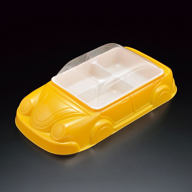 スミ 弁当容器 エスコン S-905セット イエロー 10個/袋（ご注文単位20袋）【直送品】