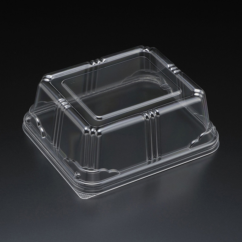 スミ 食品容器 エスコン 蓋 FLN-55-10 透明 100個/袋（ご注文単位12袋）【直送品】