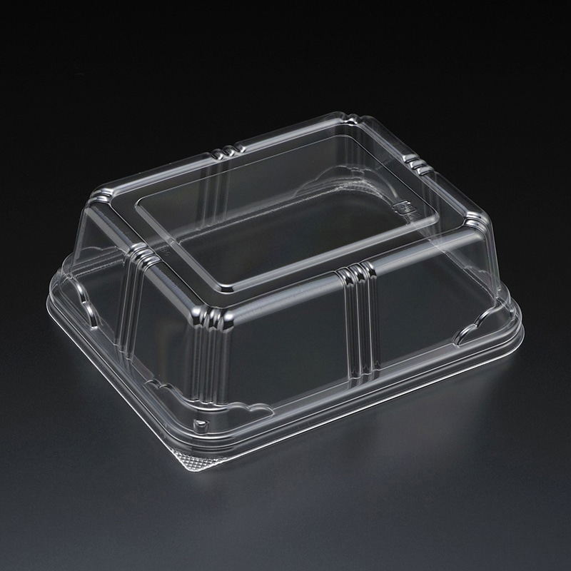 スミ 食品容器 エスコン 蓋 FLN-60-10 透明 100個/袋（ご注文単位12袋）【直送品】