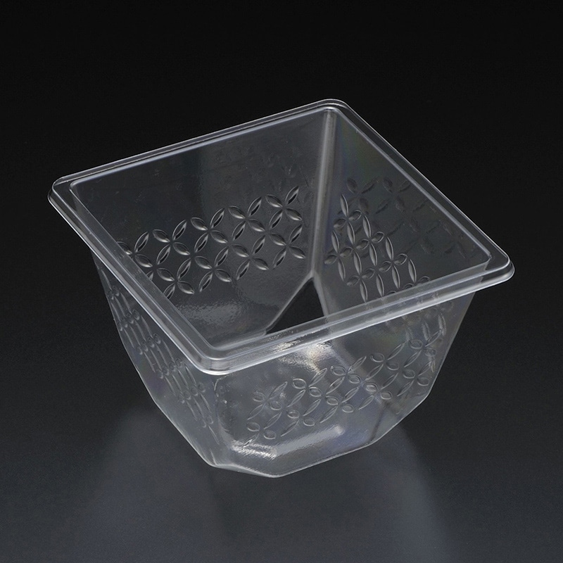 スミ 食品容器 エスコン 本体 Z98-300 透明 50個/袋(ご注文単位32袋)【直送品】