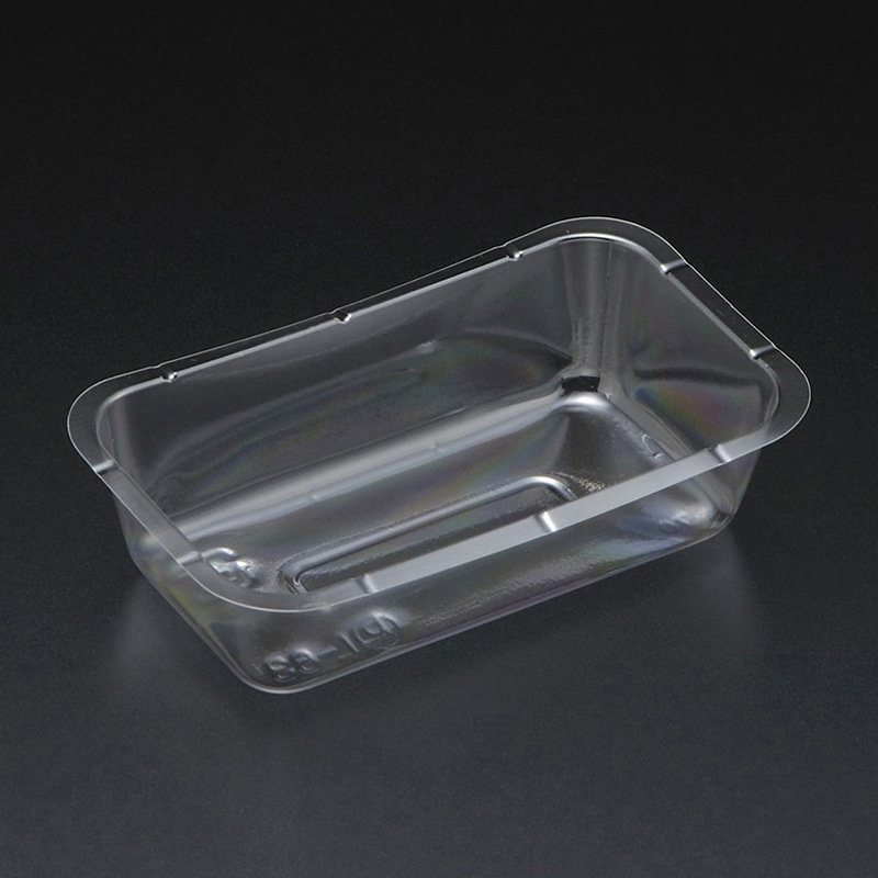 スミ 食品容器 エスコン 中仕切-3 折200 透明 100個/袋(ご注文単位60袋)【直送品】