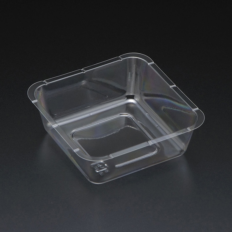 スミ 食品容器 エスコン 中仕切-4 折500 透明 100個/袋(ご注文単位36袋)【直送品】