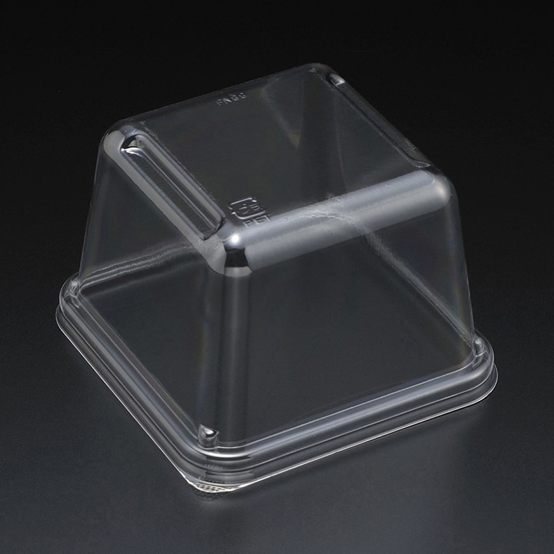スミ 食品容器 エスコン 蓋 AP_FN99 透明 100個/袋(ご注文単位12袋)【直送品】