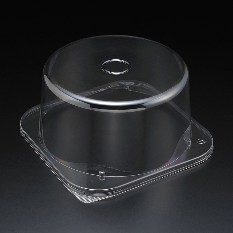 スミ 食品容器 エスコン 蓋 AP＿F220-10 透明 100個/袋（ご注文単位4袋）【直送品】