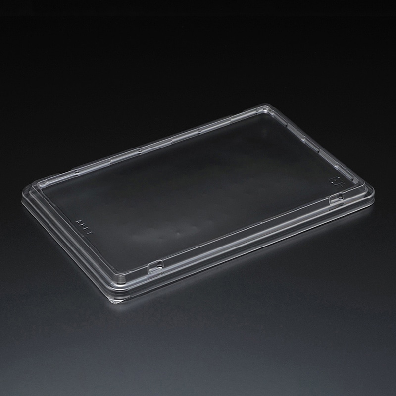 スミ 食品容器 エスコン 蓋 AP_F折D 透明 100個/袋(ご注文単位8袋)【直送品】