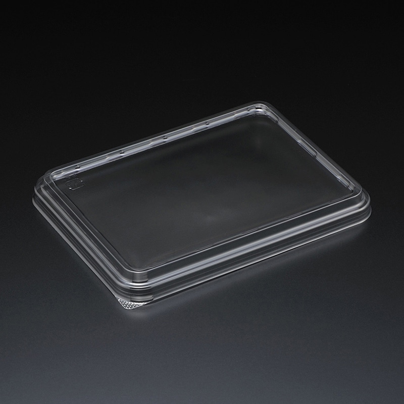 スミ 食品容器 エスコン 蓋 AP_F折AB 透明 100個/袋(ご注文単位12袋)【直送品】