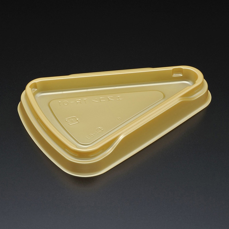 スミ 食品容器 エスコン 本体 TR-01 ゴールド 100個/袋（ご注文単位12袋）【直送品】