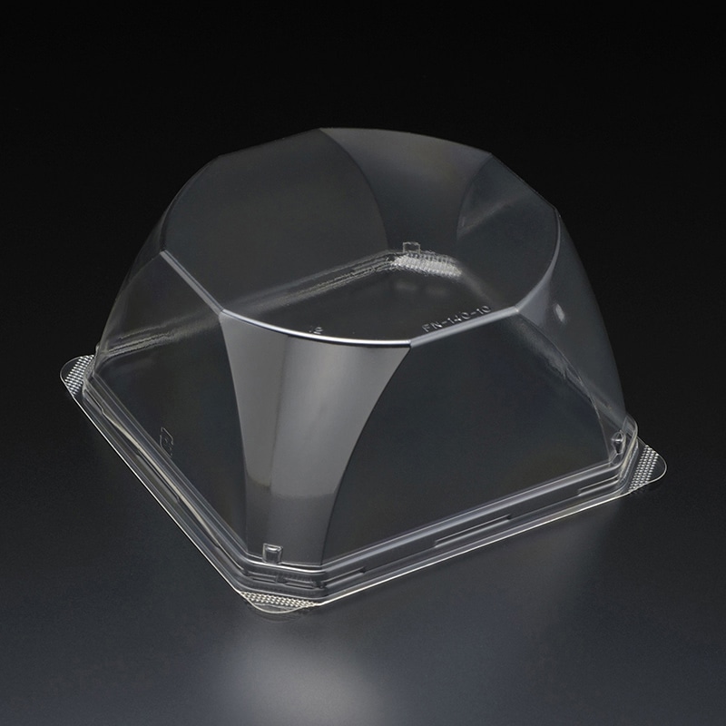 スミ 食品容器 エスコン 蓋 APFN140-10 透明 100個/袋（ご注文単位8袋）【直送品】
