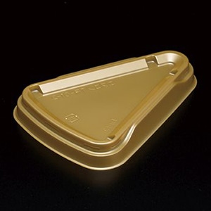 スミ 食品容器 エスコン 本体 TR-01-2 ゴールド 100個/袋（ご注文単位12袋）【直送品】