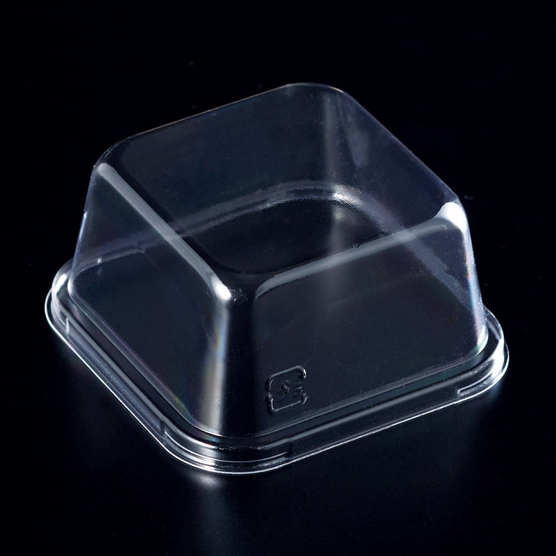 スミ 食品容器 エスコン 蓋 AP＿FN角65 透明 100枚/袋（ご注文単位30袋）【直送品】