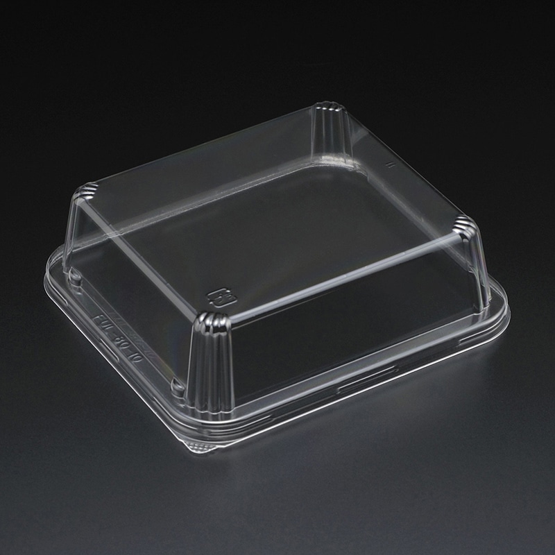 スミ 食品容器 エスコン 蓋 FUL-80-10 透明 100個/袋（ご注文単位24袋）【直送品】