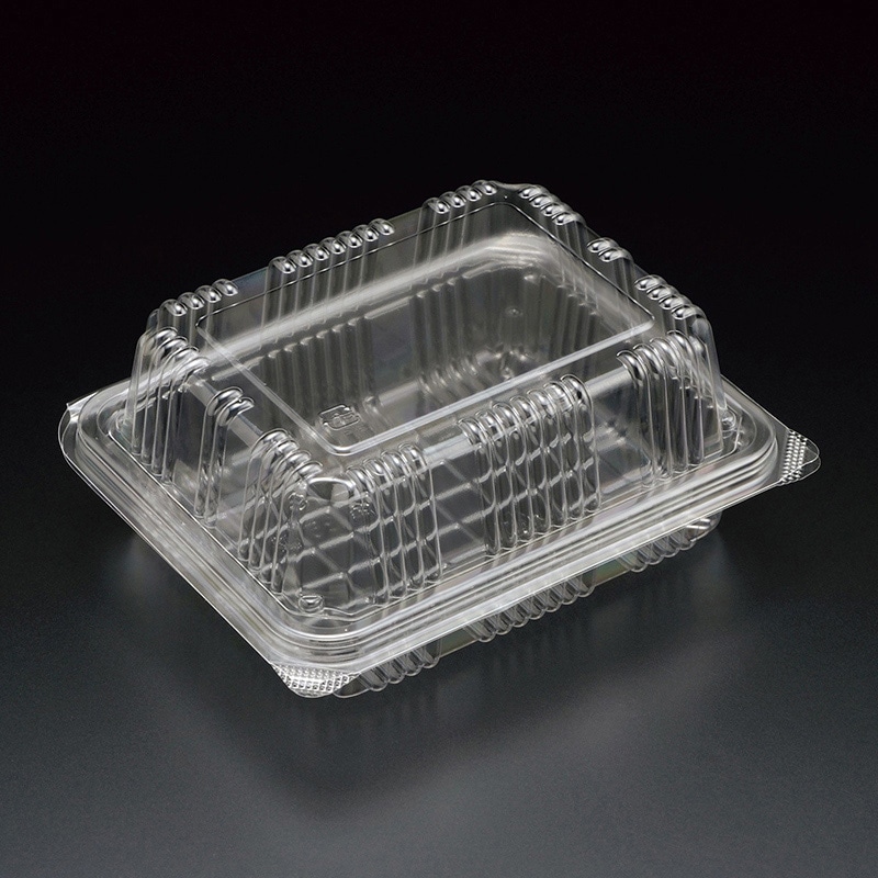 スミ フードパック ユニコン LS-角35(盛) 透明 100個/袋(ご注文単位8袋)【直送品】